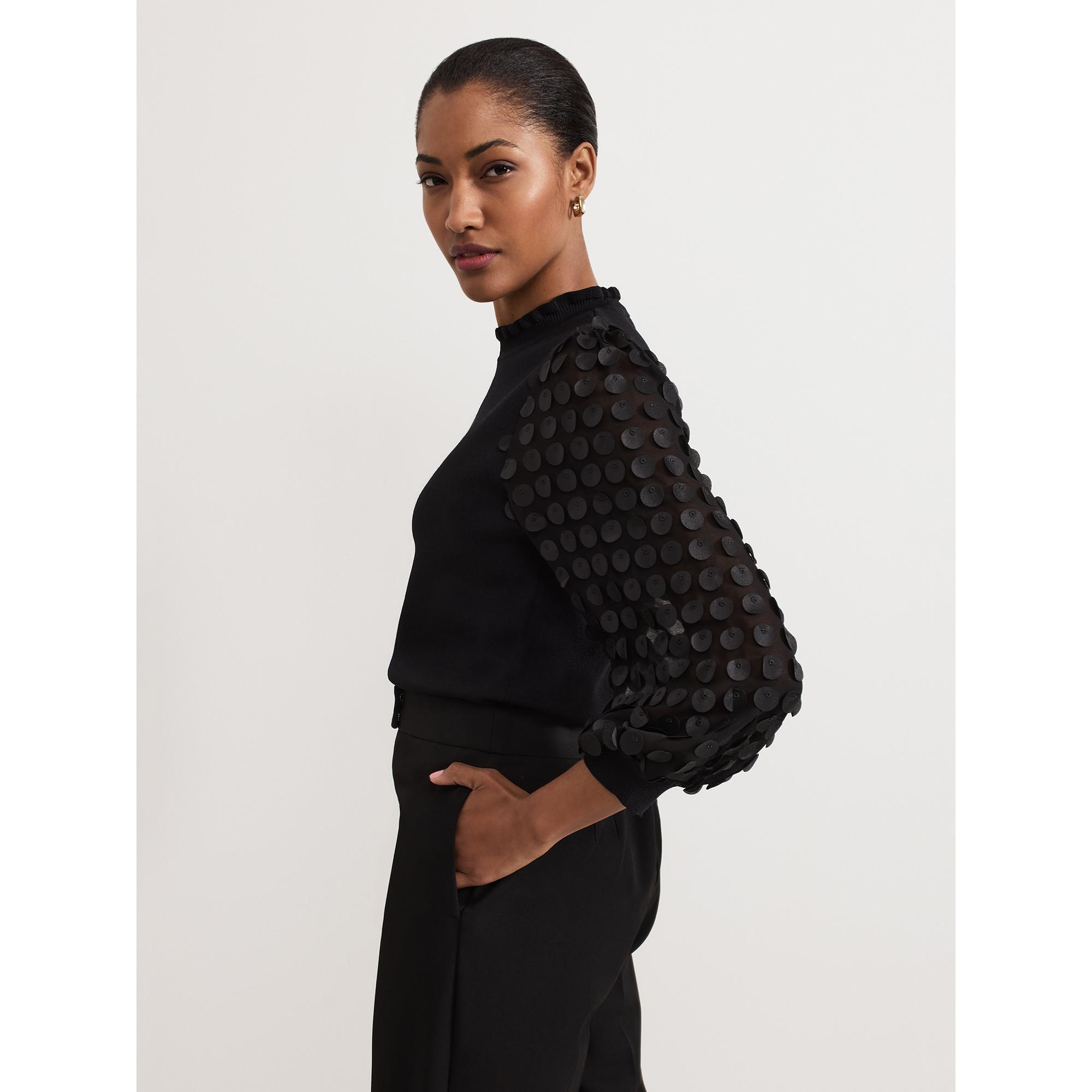 Phase Eight Shelly Gewebter Pullover mit Ärmeldetail  