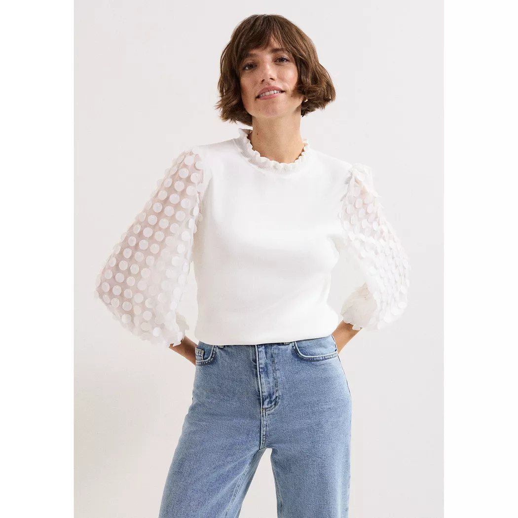 Phase Eight - Pullover, für Damen, Elfenbein, Größe L