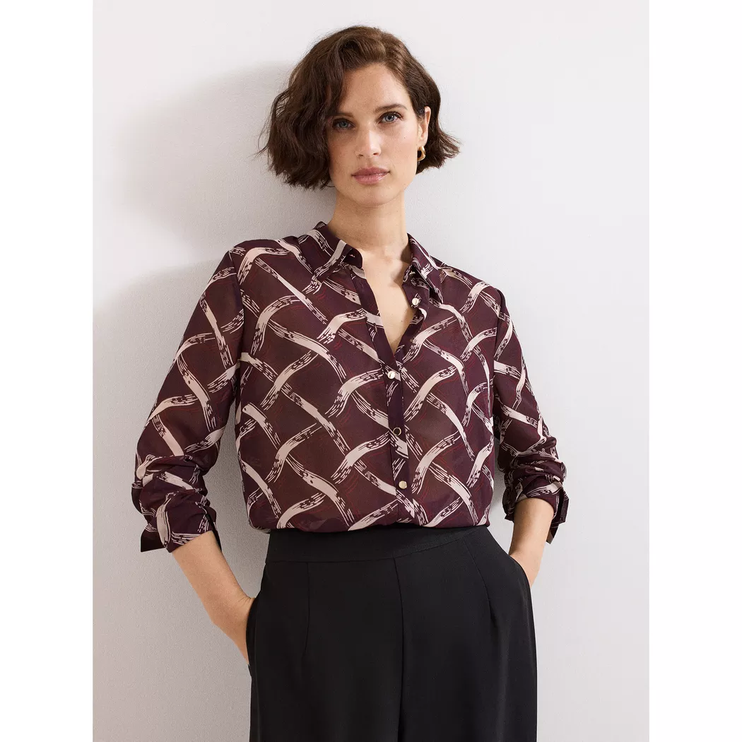Phase Eight - Shirt, für Damen, Bordeaux Größe 34
