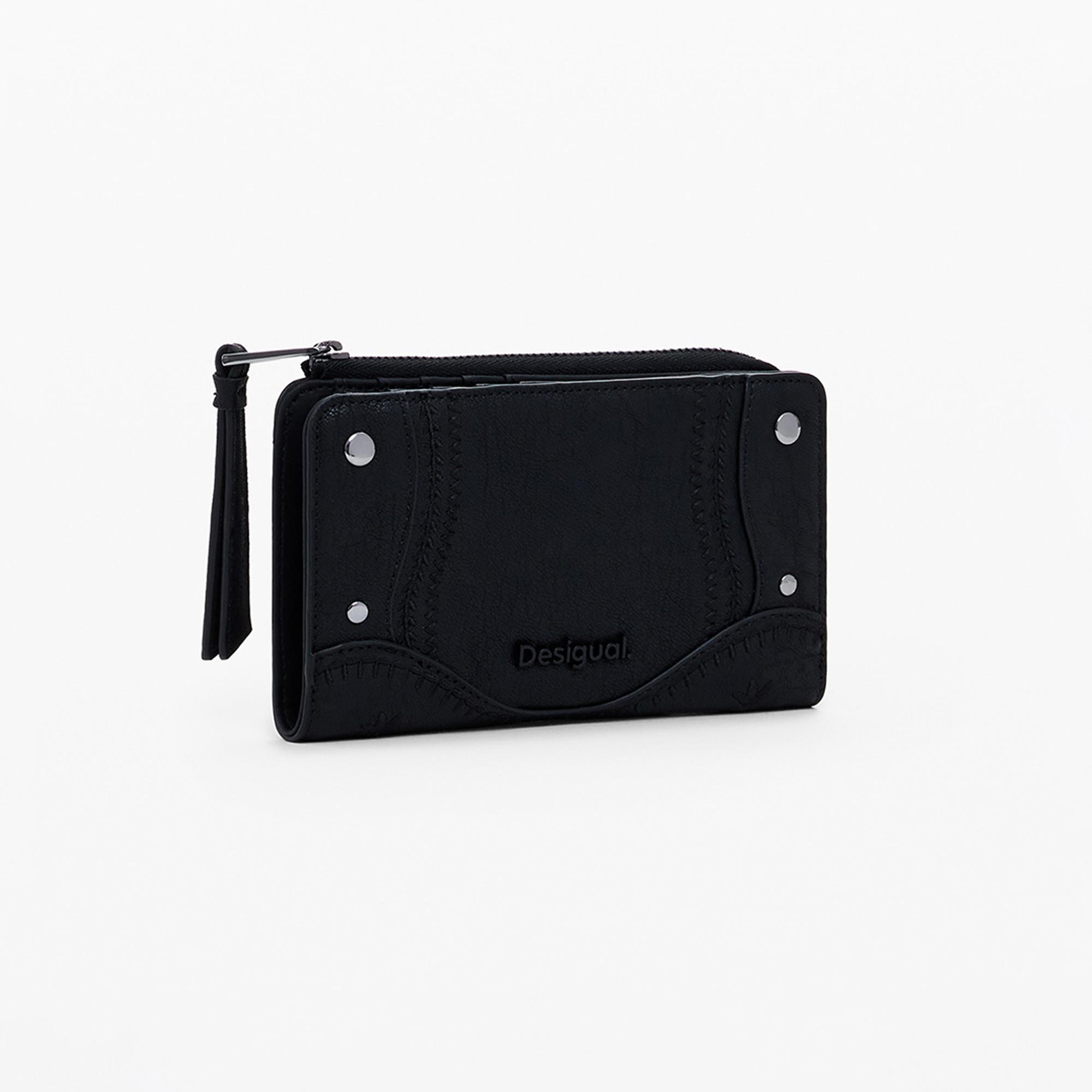 Desigual Portemonnaie mit Lochmuster  