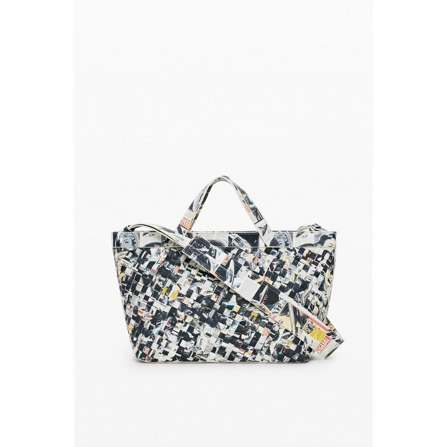 Desigual Tasche mit gewebtem Muster  