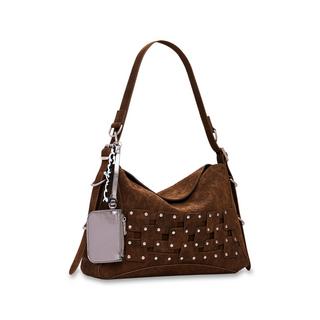 Desigual Borsa a mano Patchwork con borchie  