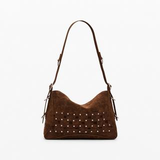 Desigual Borsa a mano Patchwork con borchie  