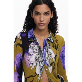 Desigual Blumenmuster Langarm T-Shirt  