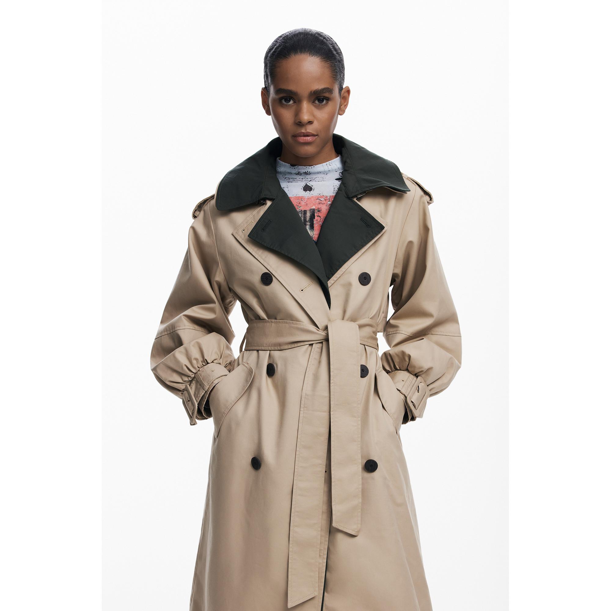 Desigual Langer Trenchcoat  