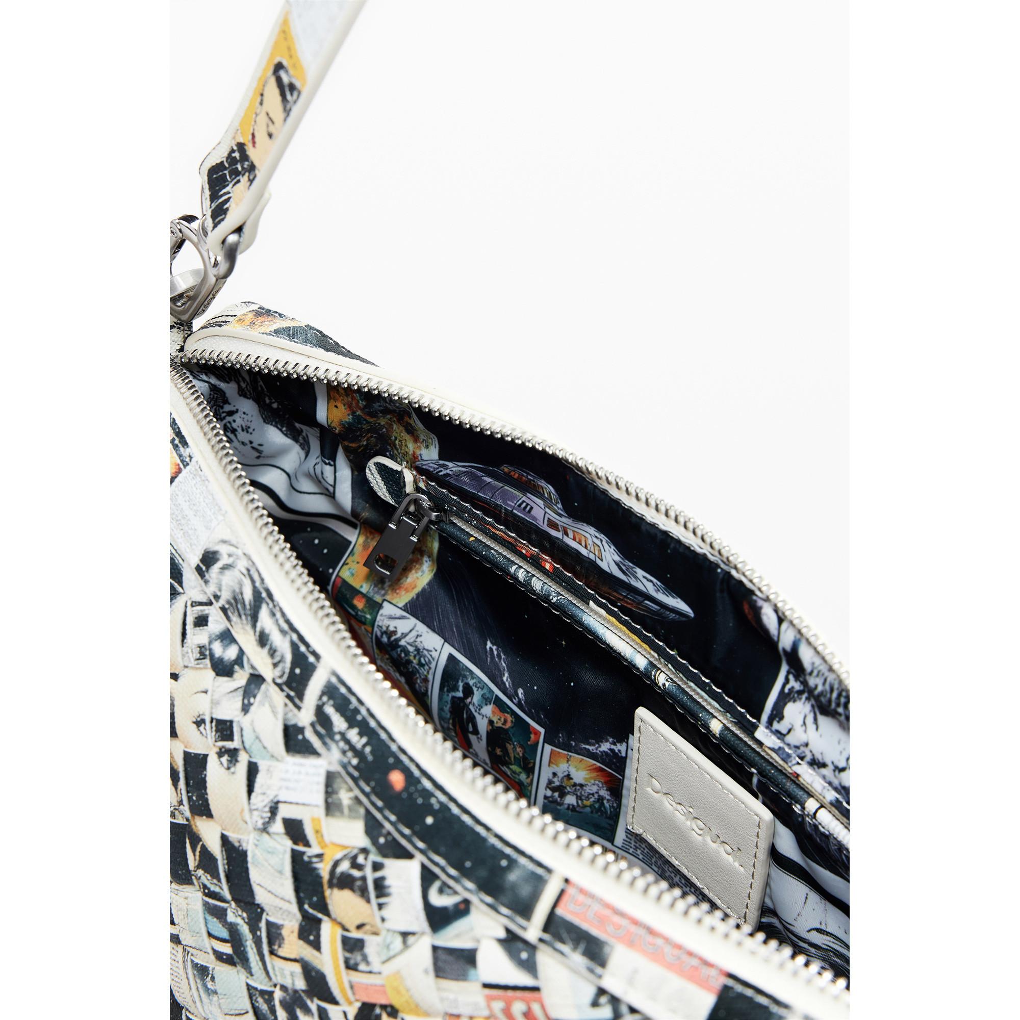 Desigual Borsa a Tracolla Intrecciata  