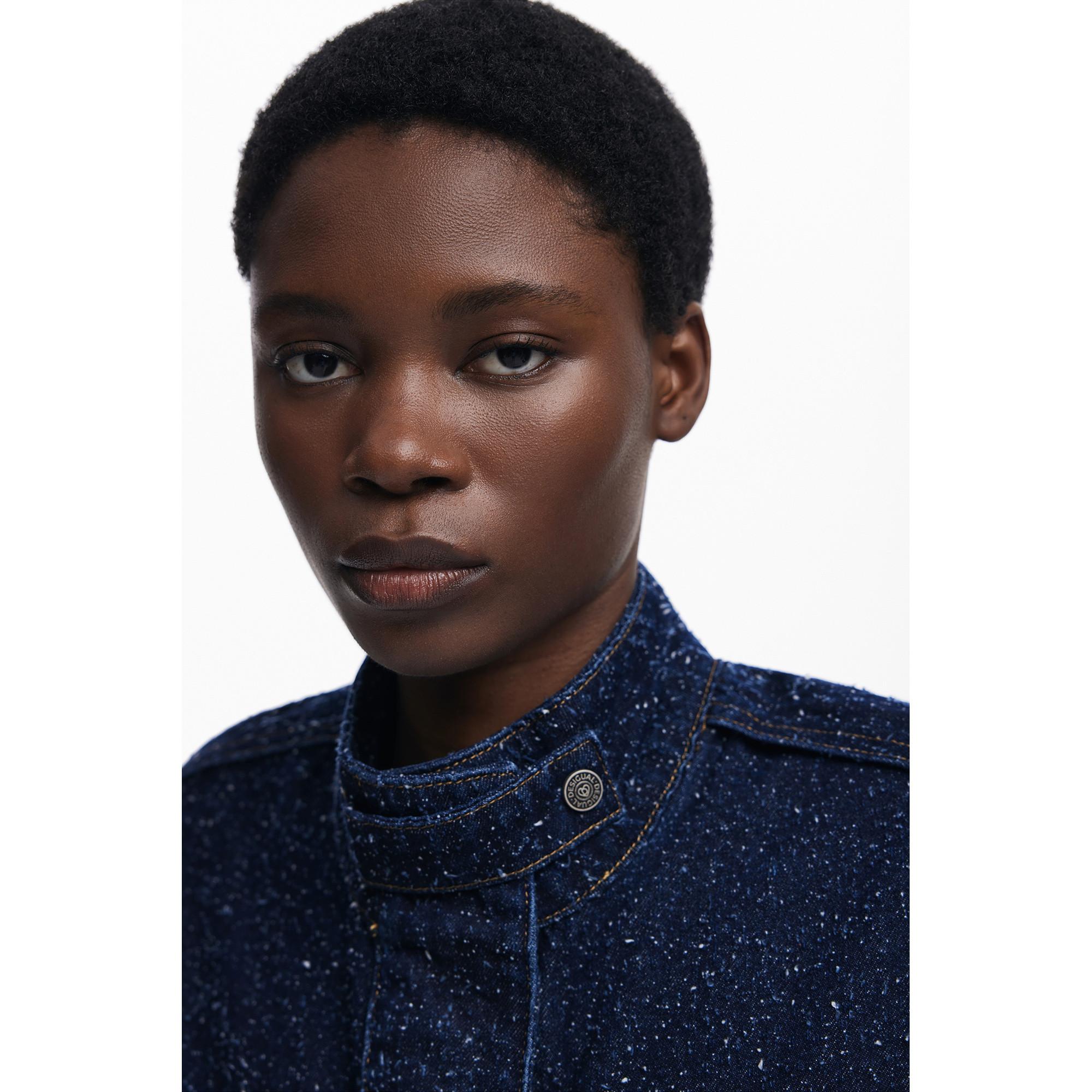 Desigual Giacca Trucker in Denim  