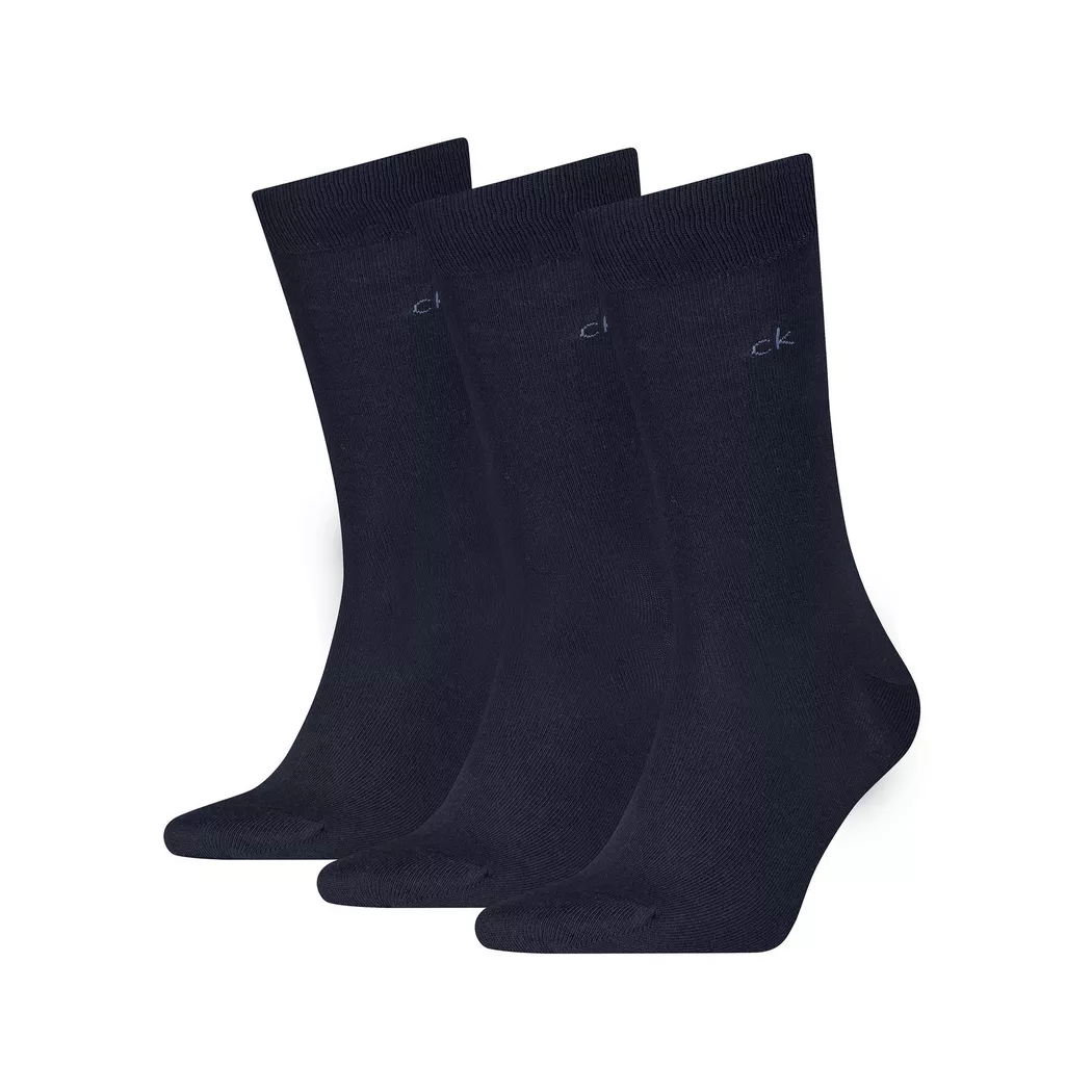 Calvin Klein - Socken, Waden 3 Pack, für Herren, Marine, Größe 43-46