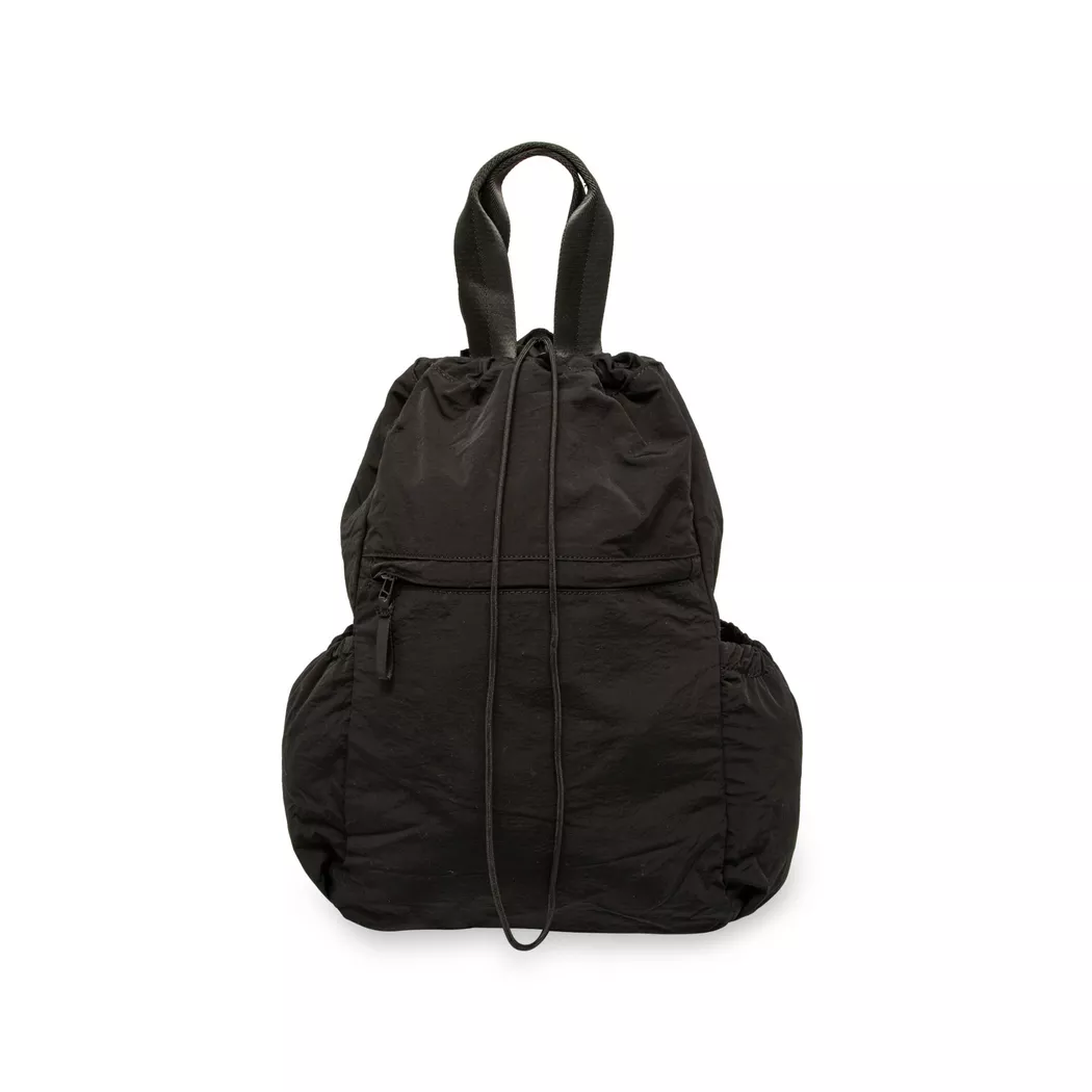 Manor Man Saffiano Optik Lederimitat Rucksack Black ONESIZE