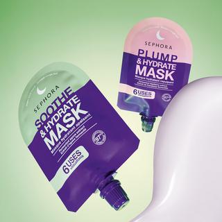 SEPHORA  Masques visage nuit - Texture gel-crème enveloppante hydratante 