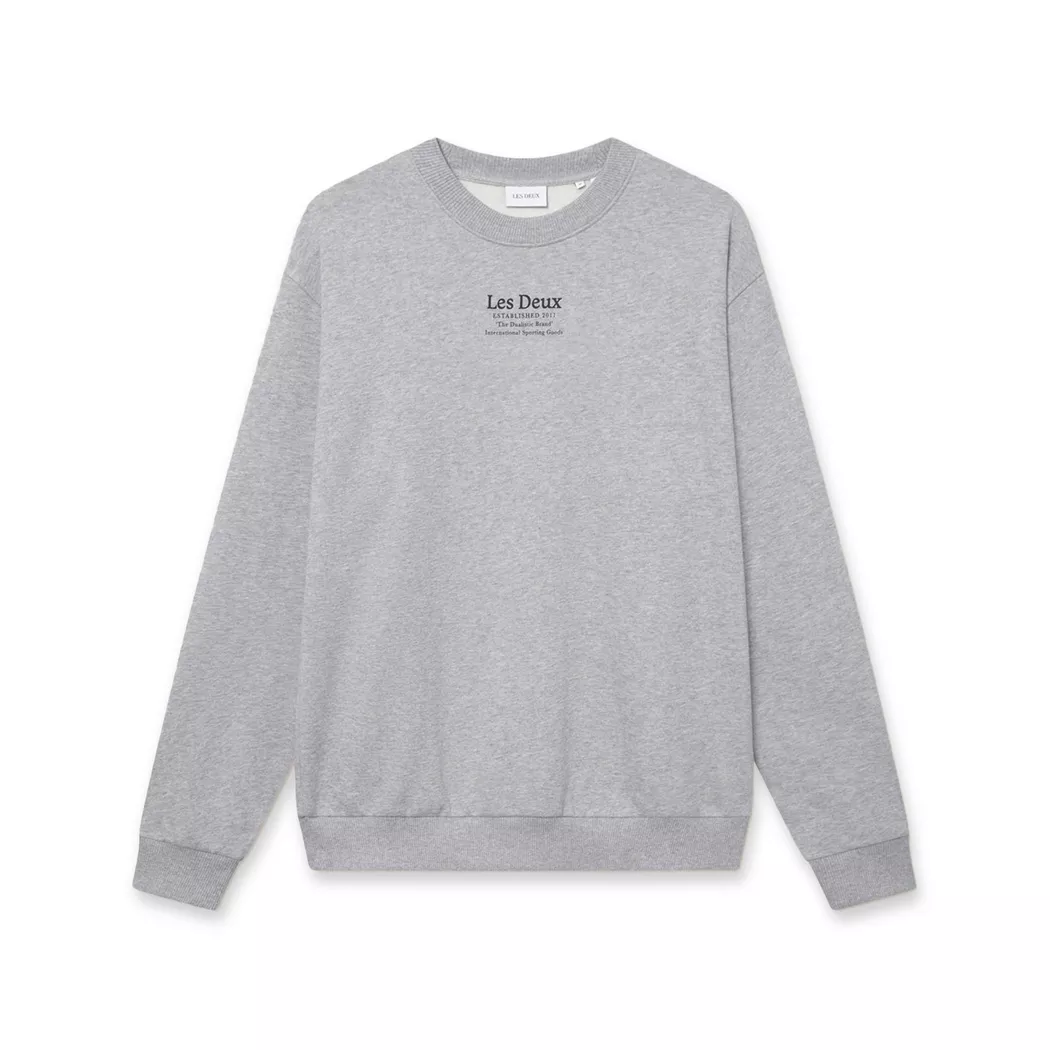 LES DEUX - Sweatshirt, für Herren, Grau Melange, Größe M