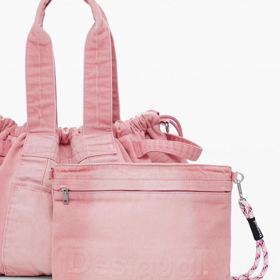 Desigual Sac Shopper avec Cordon de Serrage  