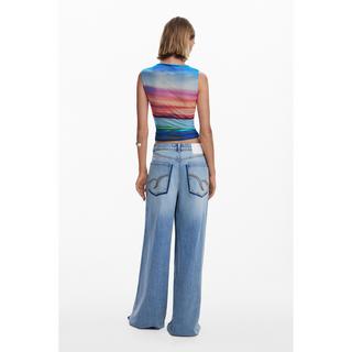 Desigual Wide Leg Jeans  