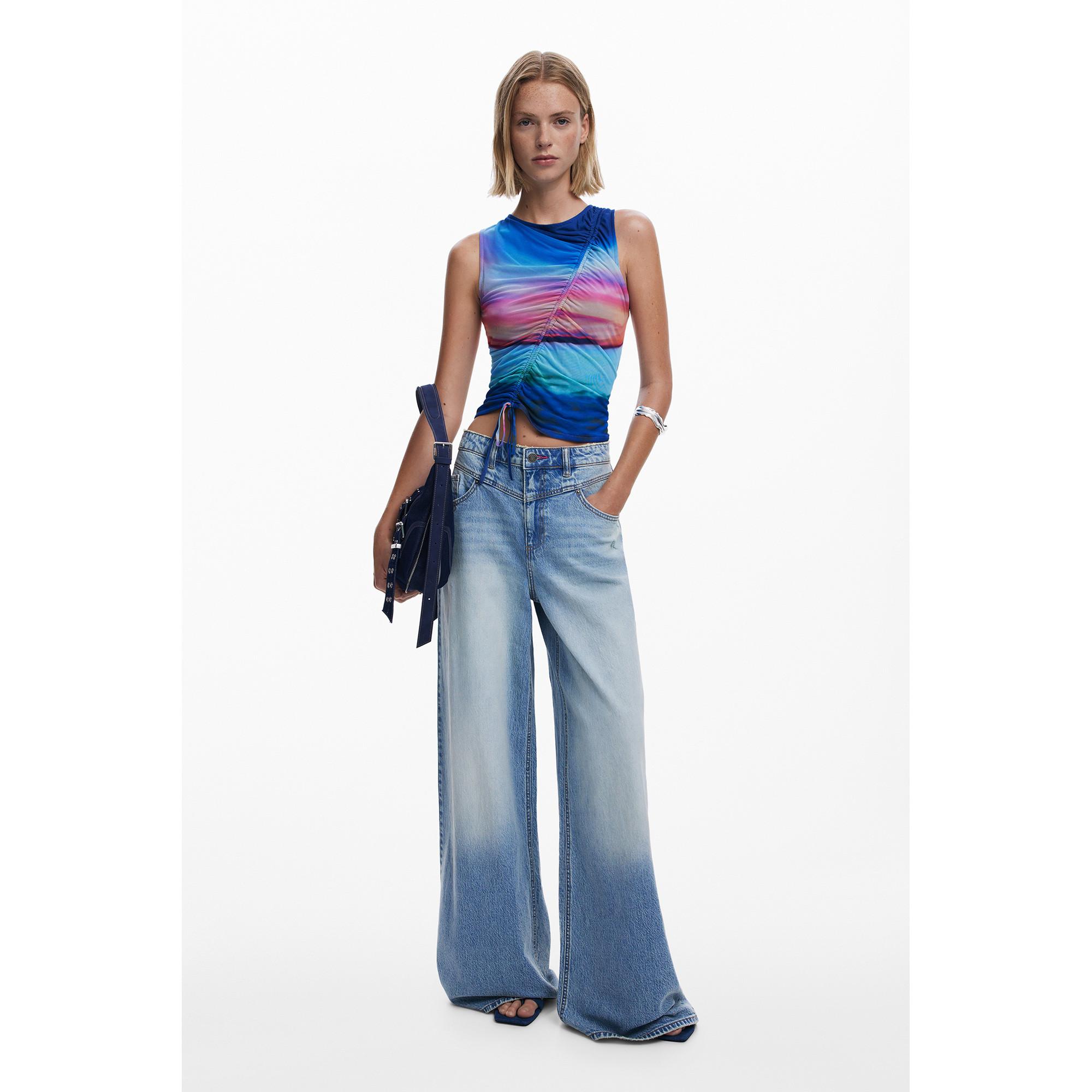 Desigual Wide Leg Jeans  