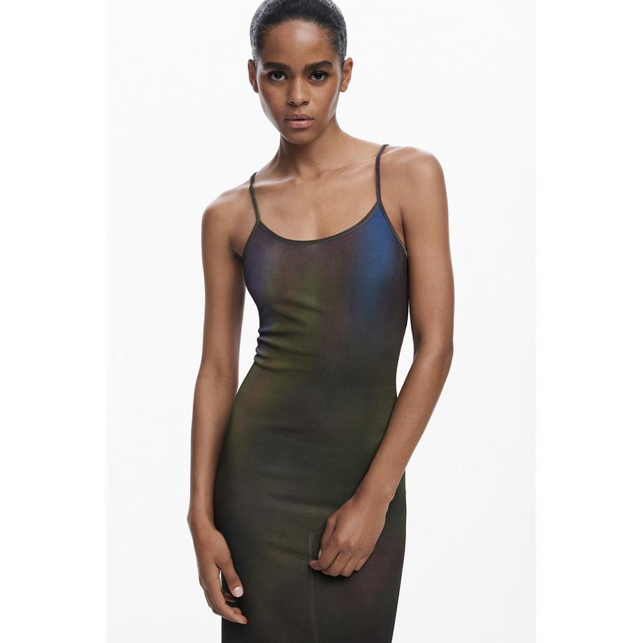 Desigual Robe Longue Sans Manches  