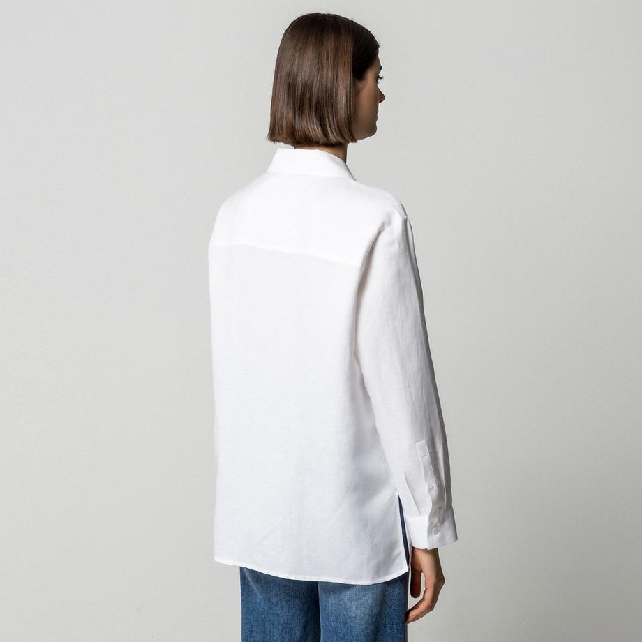 Manor Woman Chemisier à manches longues avec poche poitrine  