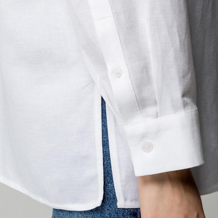 Manor Woman Chemisier à manches longues avec poche poitrine  