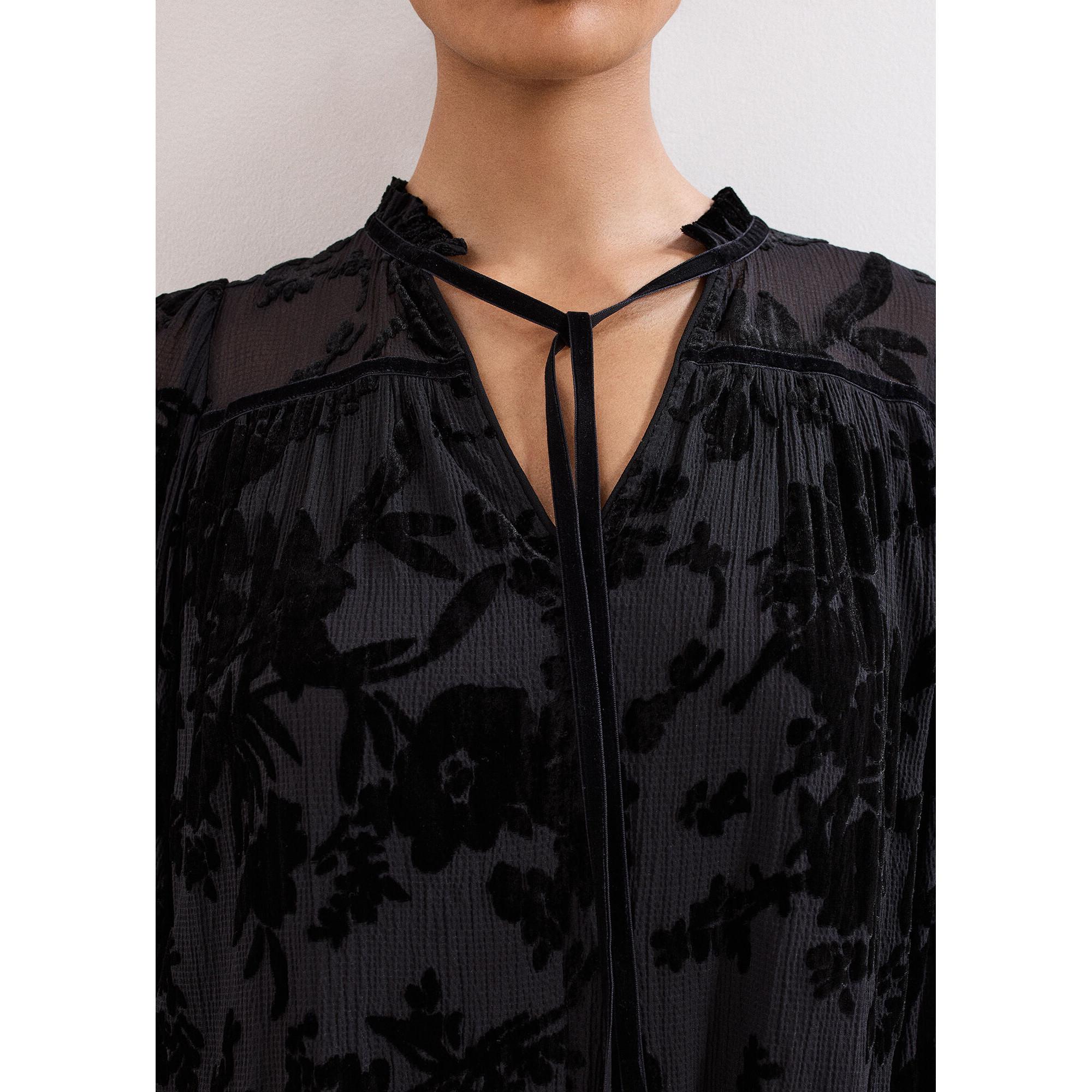 Phase Eight Mila Vestito Floreale in Velluto  