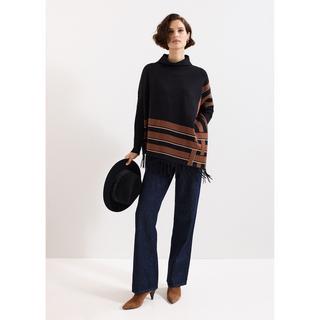 Phase Eight Athena Poncho Pullover mit Fransen  