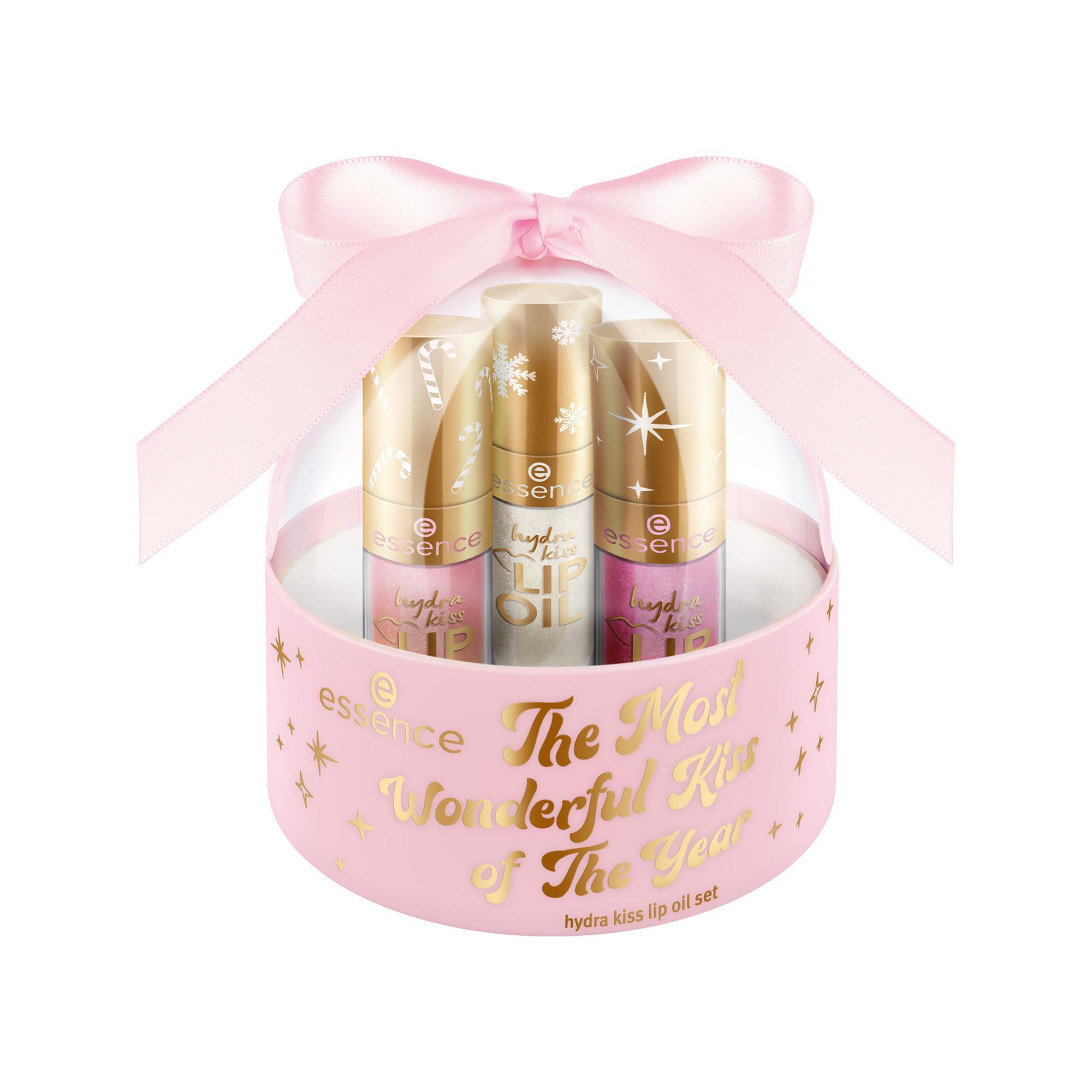 essence  the most wonderful kiss of the year hydra kiss LIP OIL set 