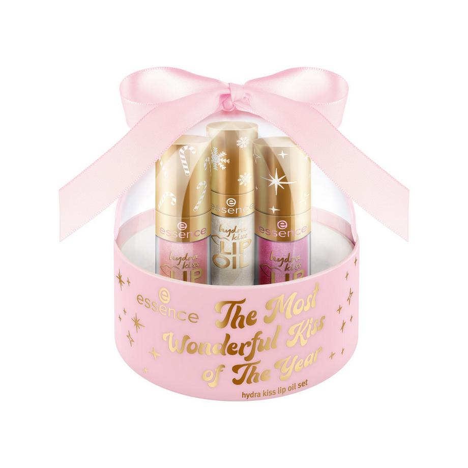 essence  the most wonderful kiss of the year hydra kiss LIP OIL set 