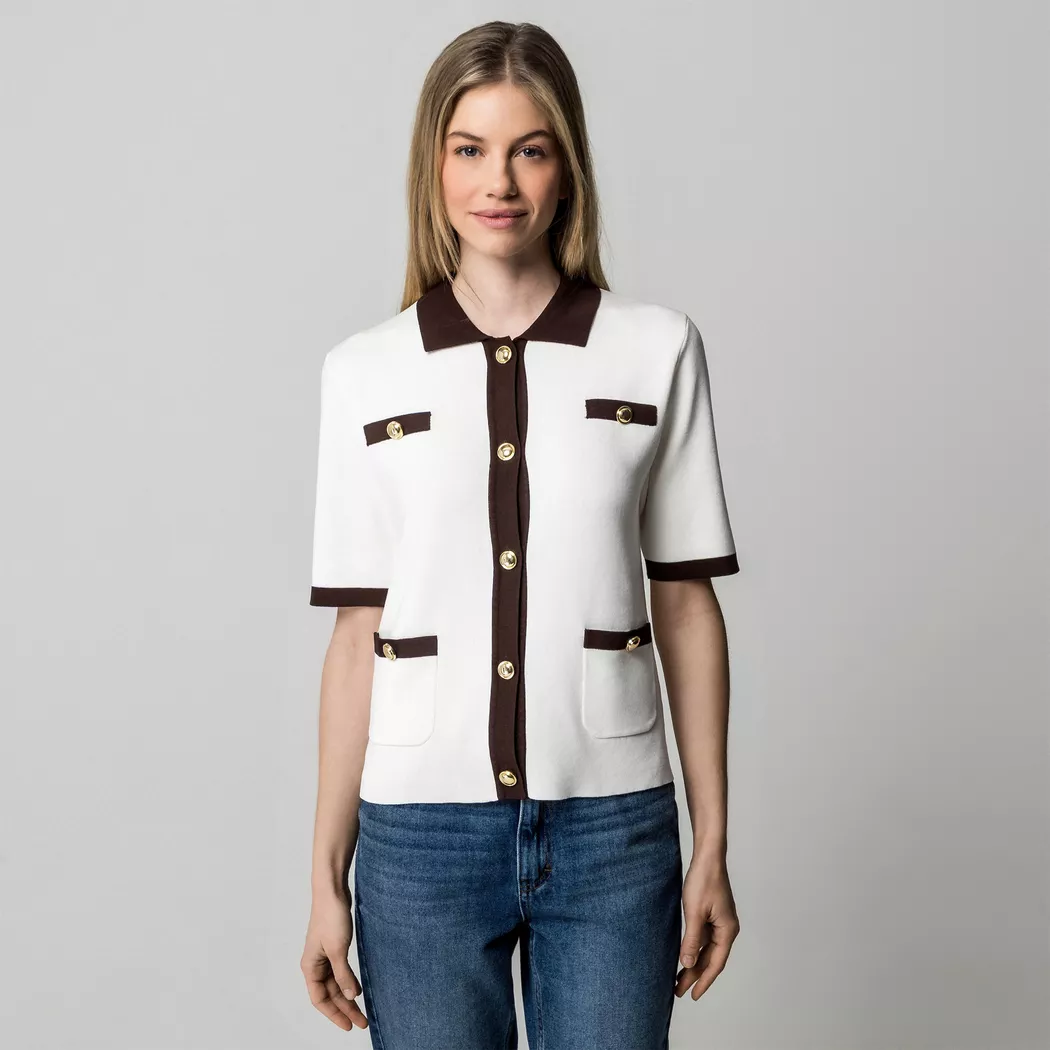 Manor Woman - Cardigan, für Damen, Ecru Größe XS