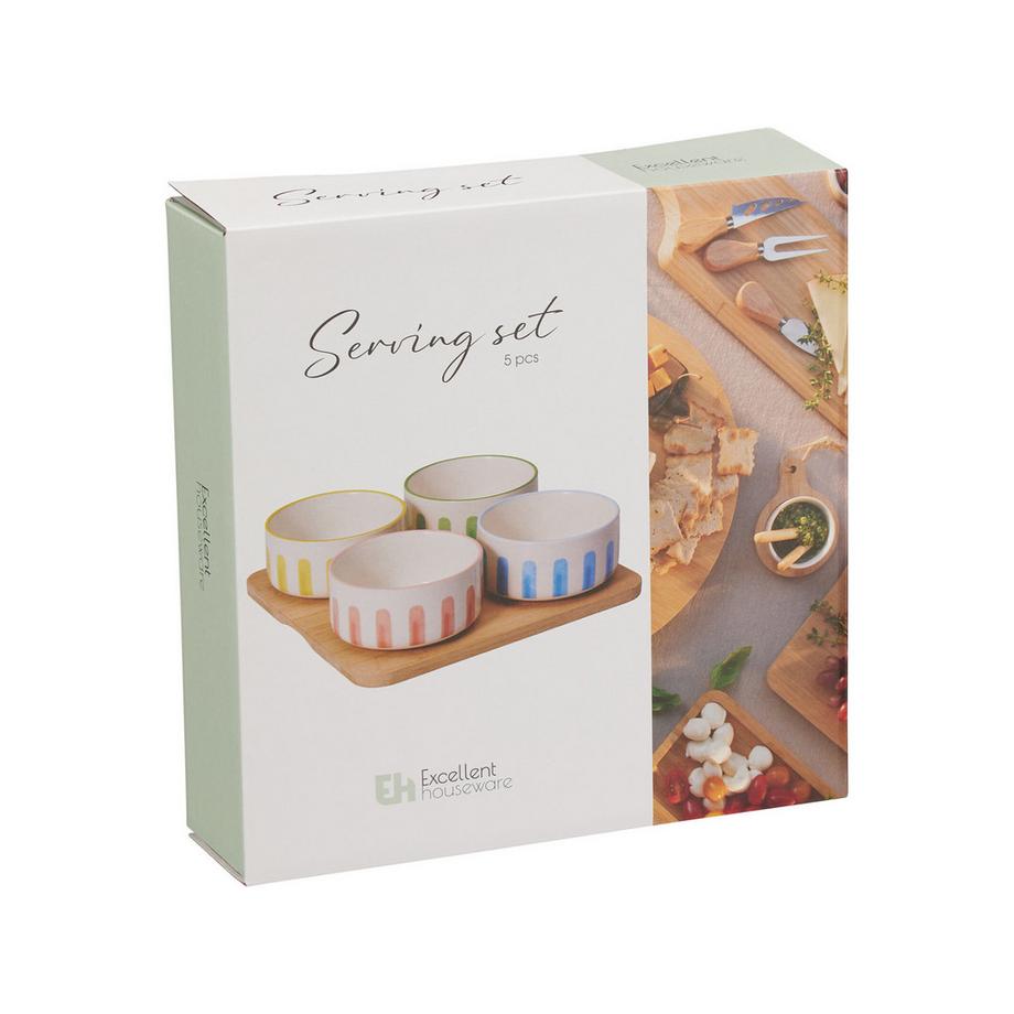 Excellent Houseware Lot de coupes apéritif, 5 pièces Oliva 