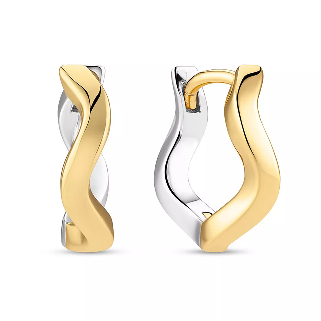 Sif Jakobs - Creolen, Ellera Waves, One Size, Goldfarben 3