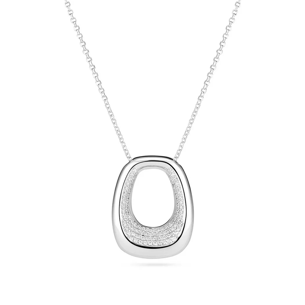 Sif Jakobs - Halskette, Borsa, 45cm, Silber 3