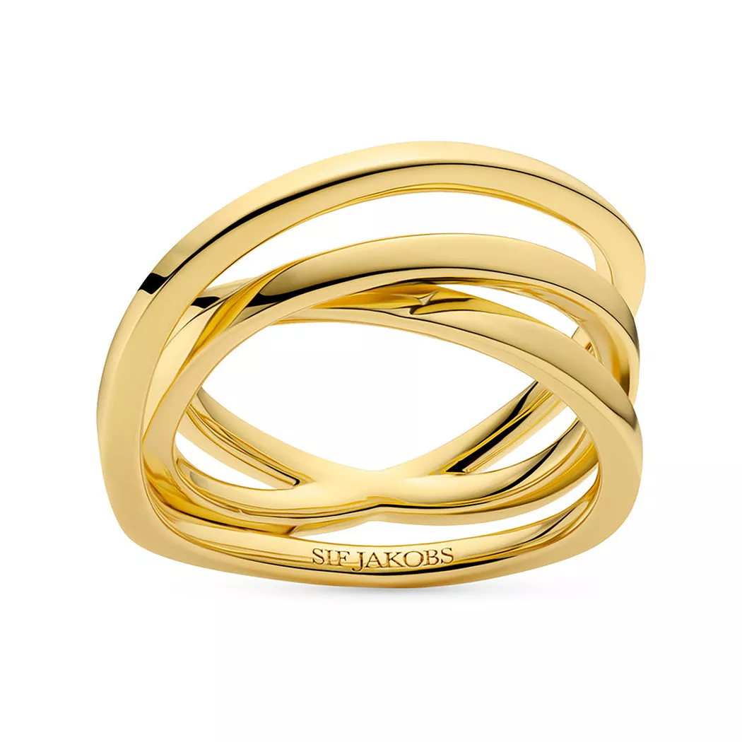 Sif Jakobs - Ring, Spirale, 54, Goldfarben