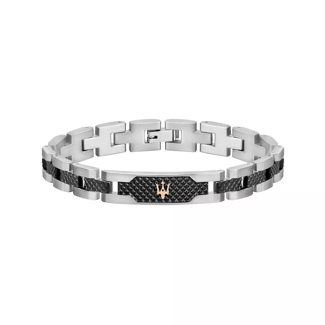 Maserati - Armband, Iconic, 21cm, Silberfarben