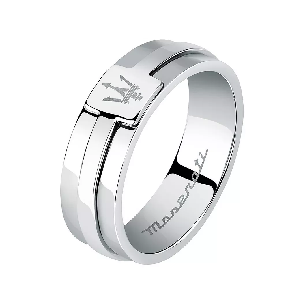 Maserati - Ring, Iconic, 67, Silberfarben