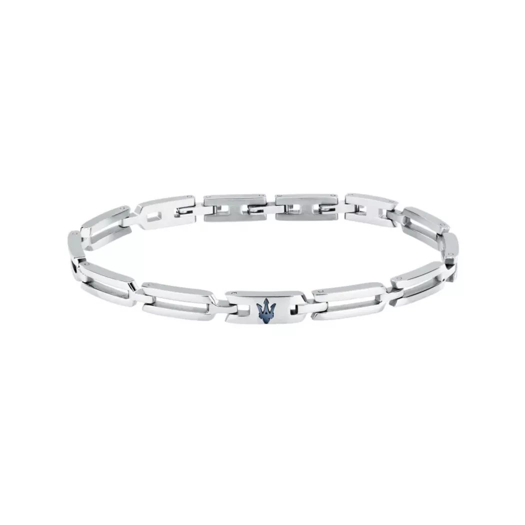 Maserati Bracelet Iconic18.5 3 Cm Silver One Size Homme 4