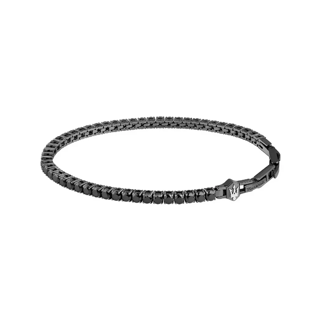 Maserati - Armband, Tennis, 18.5+3CM, Silberfarben 2
