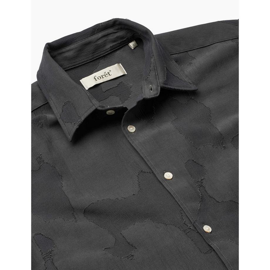 Forét Dawn Jacquard Regular Fit Chemise à Manches Longues  