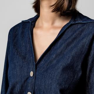 MORGAN Denim Hemdblusenkleid  