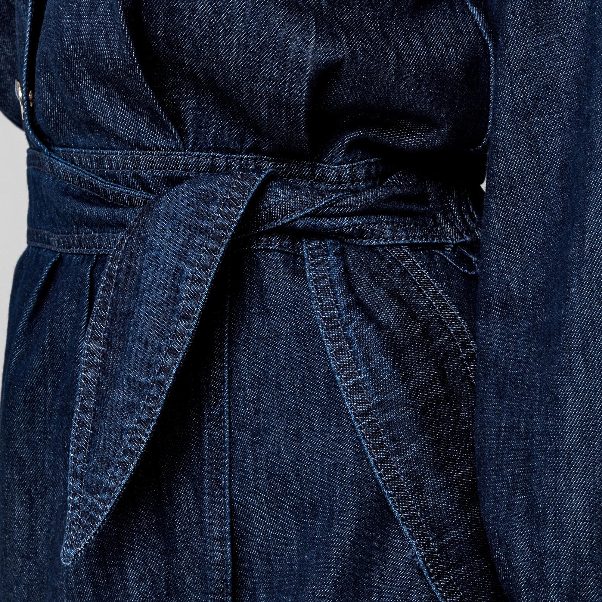 MORGAN Denim Hemdblusenkleid  