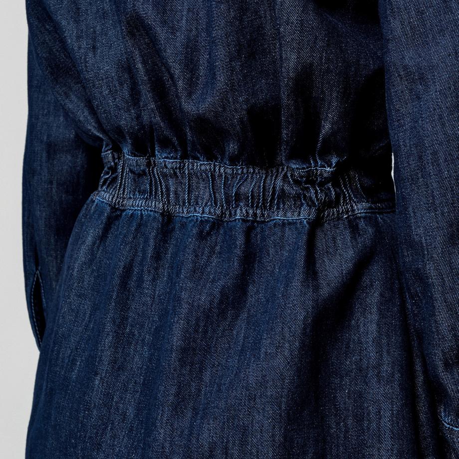MORGAN Robe Mini en Denim avec Ceinture  