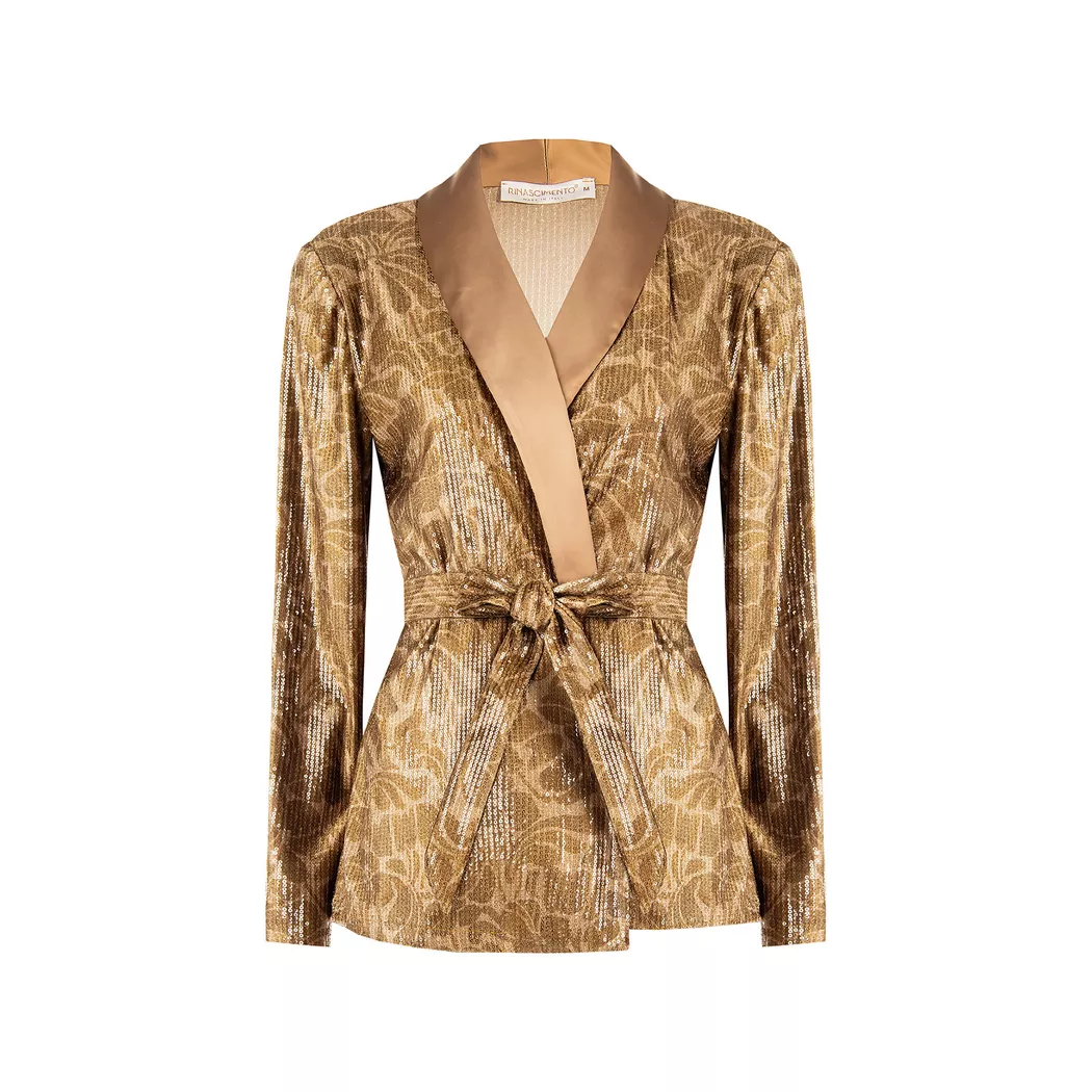 Rinascimento - Blazer, für Damen, Senfgelb, Größe M