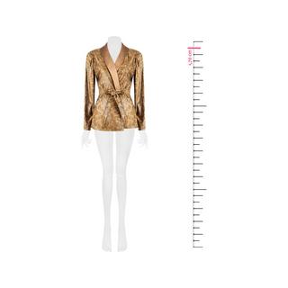 RINASCIMENTO Blazer Paillettes con Cintura da Annodare  