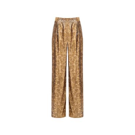 RINASCIMENTO Pantalon Large Fleuri Pailleté  