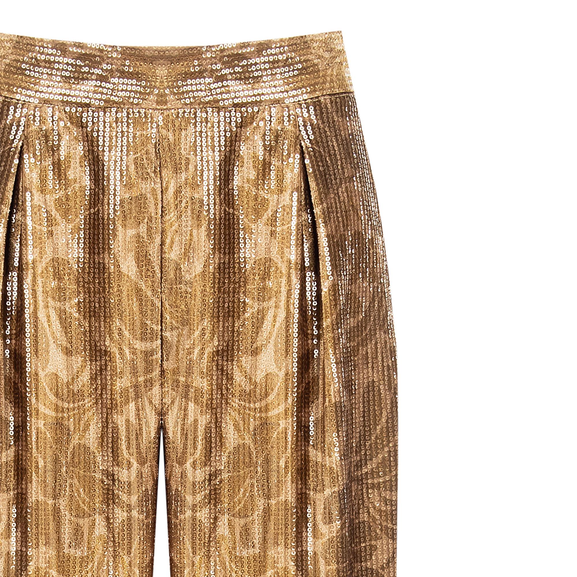 RINASCIMENTO Pantalon Large Fleuri Pailleté  