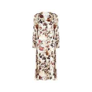 RINASCIMENTO Robe Longue Maxi Manches Longues Imprimé Floral  
