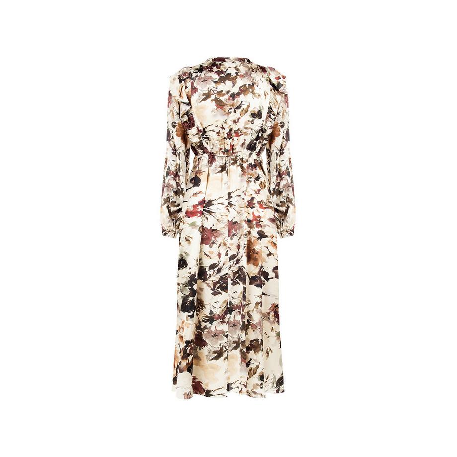 RINASCIMENTO Robe Longue Maxi Manches Longues Imprimé Floral  