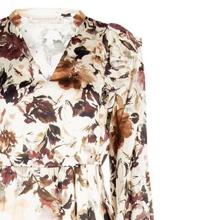 RINASCIMENTO Robe Longue Maxi Manches Longues Imprimé Floral  