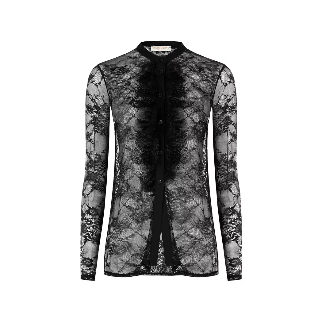 Rinascimento - Bluse, für Damen, Black, Größe XS