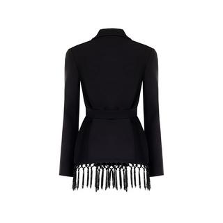 RINASCIMENTO Blazer Schalkragen Fransen Detail  