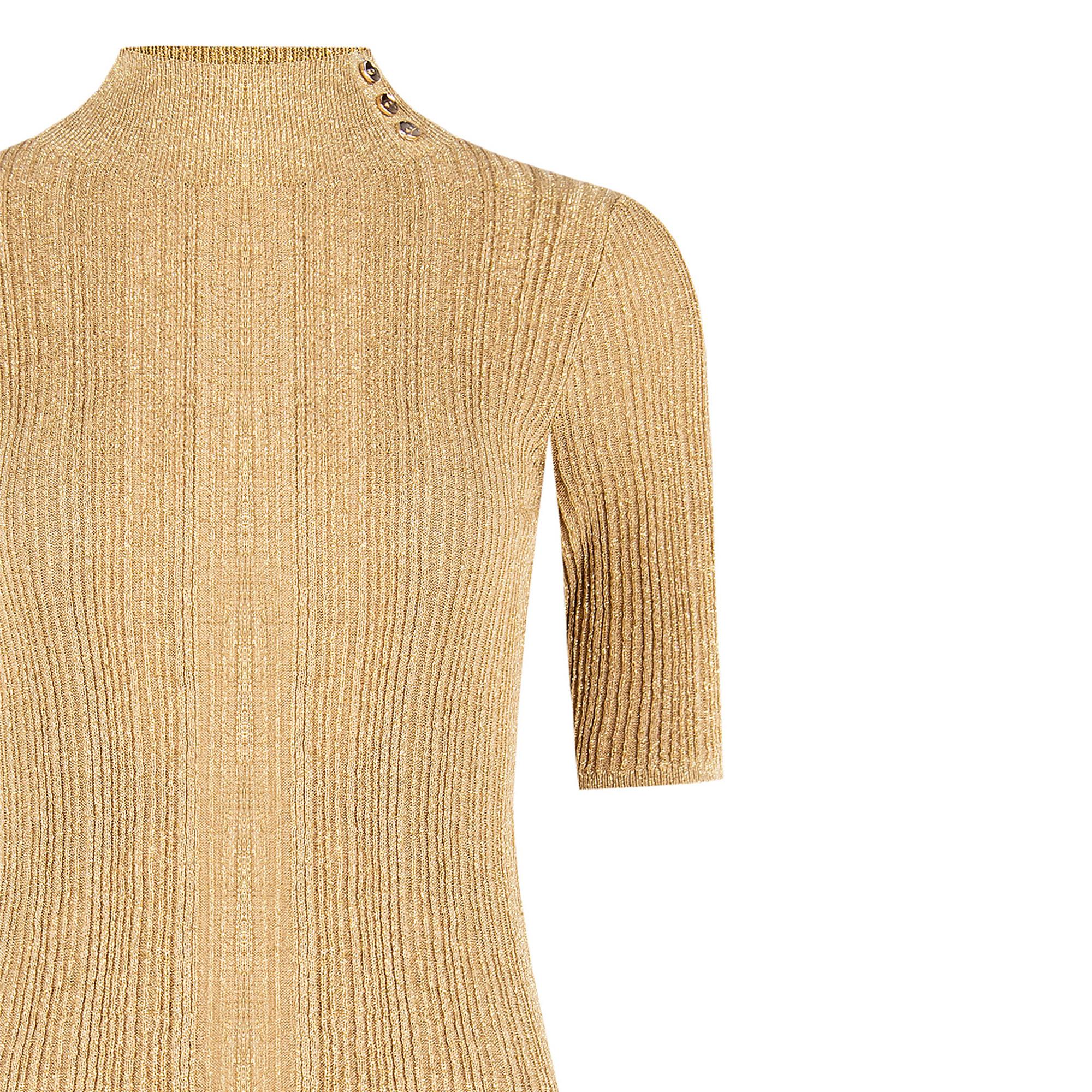 RINASCIMENTO Pull en maille côtelée avec détail boutonné  