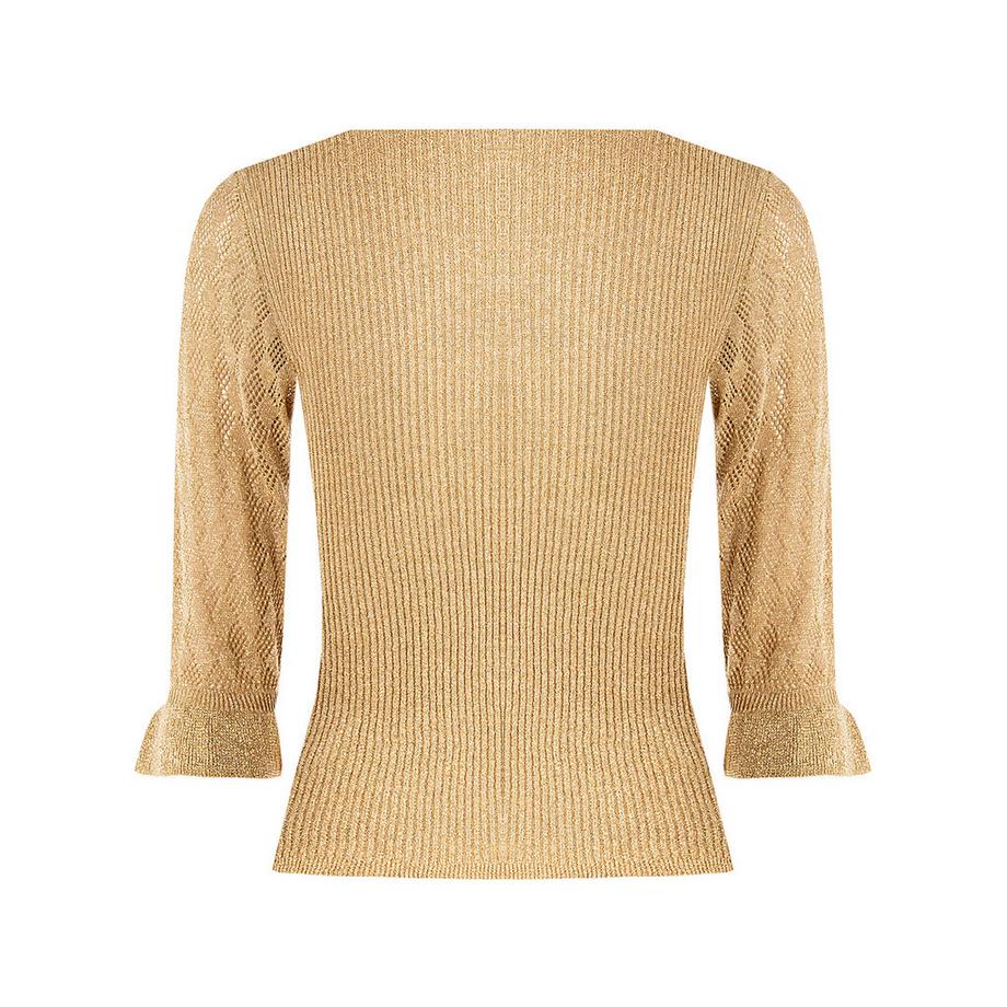 RINASCIMENTO Maglione Scollo a V Fili Brillanti  