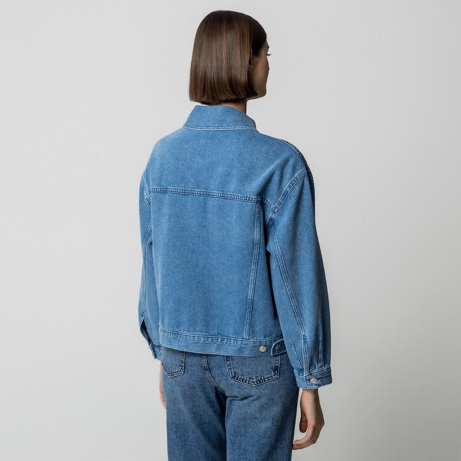 Manor Woman Kurze Jeansjacke Relaxed Loose Fit  